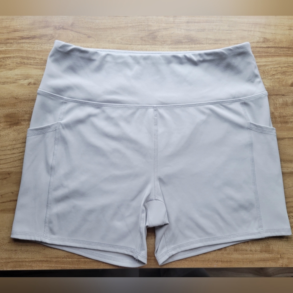 Large RBX Gym Shorts Light Gray